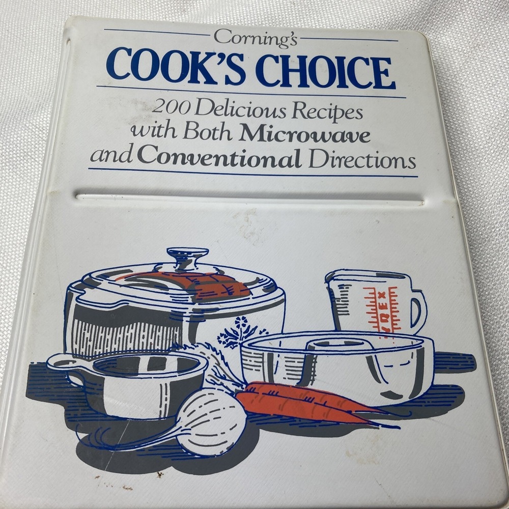 VTG 1979 Cornings Cooks Choice Cookbook 3 Ring Binder Microwave And Conventional